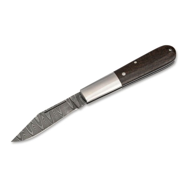 Böker Manufaktur Messer BARLOW M4 SHERMAN-DAMAST Slipjoint Damaststahl Micartagriff 110038DAM