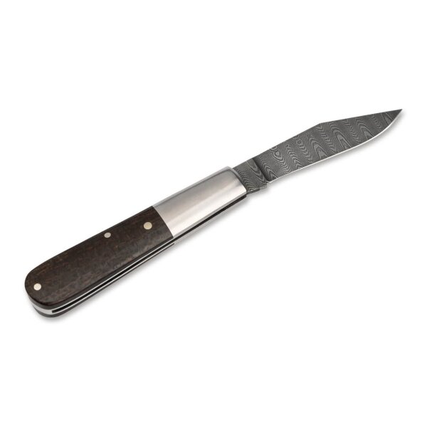 Böker Manufaktur Messer BARLOW M4 SHERMAN-DAMAST Slipjoint Damaststahl Micartagriff 110038DAM