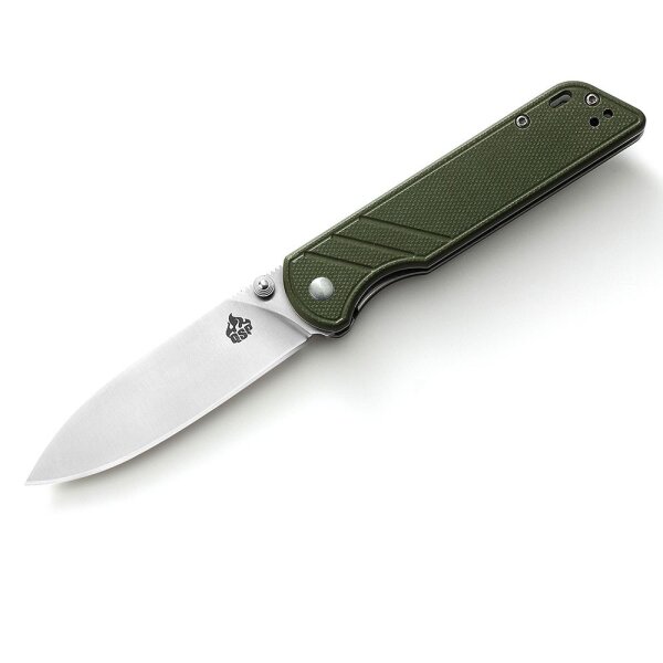 QSP Knives Parrot Taschenmesser 440C Stahl G10 Griff GREEN Linerlock