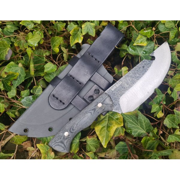 Condor Bush Slicer 1095 Micarta Grau inkl. Kydexscheide