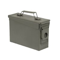 US AMMO BOX STEEL M19A1 CAL.30 ohne Print Metall...