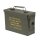 US AMMO BOX STEEL M19A1 CAL.30 OLIV mit Print Metall Munitionskiste