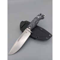 PMP Knives Warthog white and black Messer 440C Stahl G10...