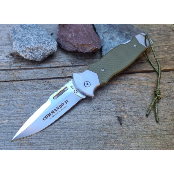 K25 COMMANDO II Backlock Taschenmesser Messer