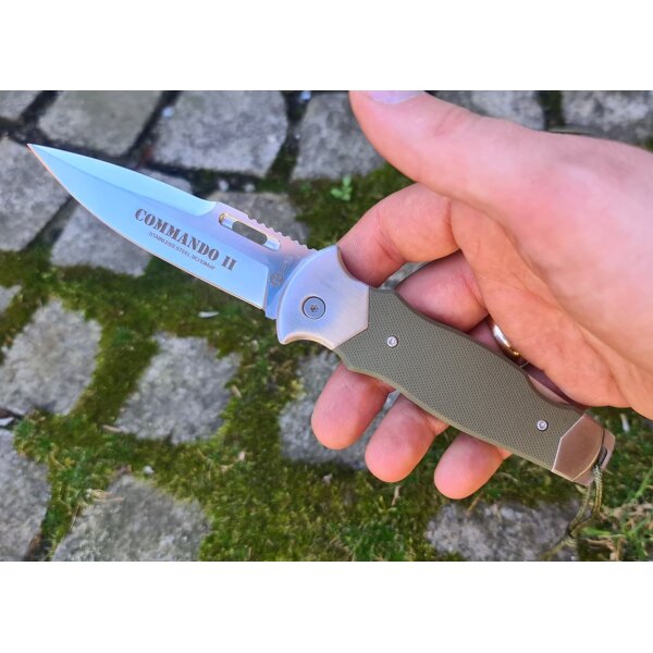 K25 COMMANDO II Backlock Taschenmesser Messer