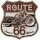 Tin Sign Blechschild ROUTE 66 Wandbild Shield Sign 40,6 x 31,8 cm