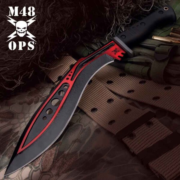 United Cutlery M48 CARDINAL SIN Tactical Kukri Machete Buschmesser mit Vortec Scheide