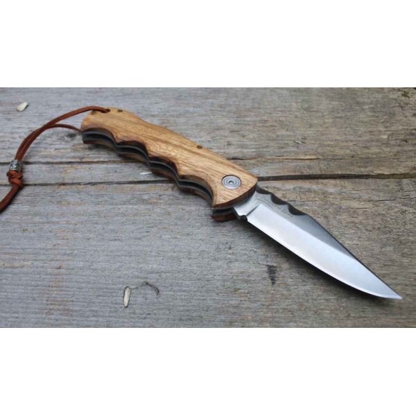 Albainox Messer CEBRA WOOD Lockback