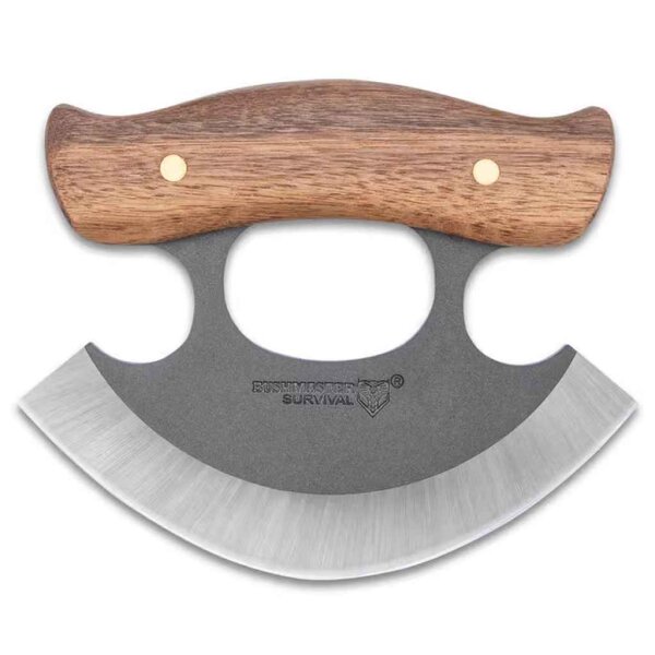 United Cutlery BUSHMASTER BUSHCRAFT ULU Camping Kochmesser 1095 Kohlenstoffstahl