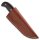 BUSHMASTER Messer COMPACT BUSHCRAFT KNIFE 1095 Stahl Micartagriff