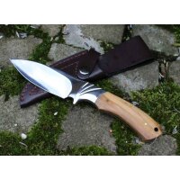 Albainox Messer POLISHED OLIVO Jagdmesser Olivenholz...
