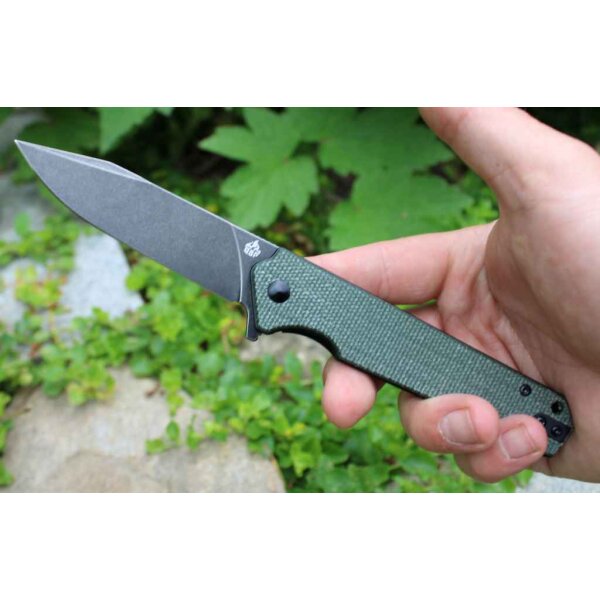 QSP Knife QS111-I2 MAMBA V2 Messer Taschenmesser Folder D2 Stahl Micarta