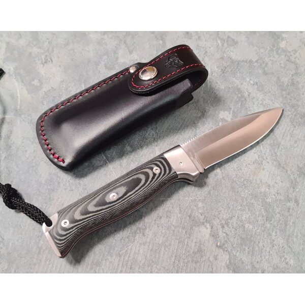 Cudeman 384-MF MT-4 N690Co Stahl Micartagriff Etui
