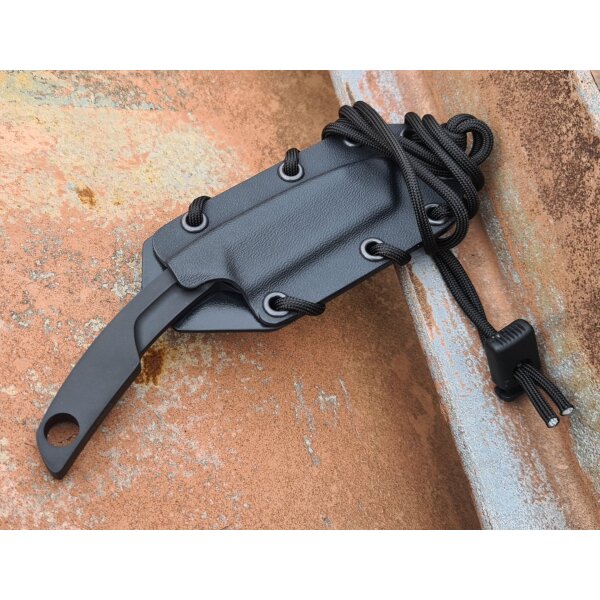 Extrema Ratio N.K.3 Black Neckknife Messer N690 Stahl Kydexscheide