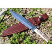 Cudeman Bowie 25 MoVa Horn Braun inkl. Lederscheide