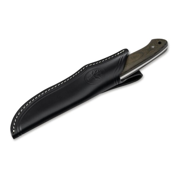 Böker Arbolito HUNTER MICARTA Messer Jagdmesser ACX390 Stahl Micartagriff 02BA351M