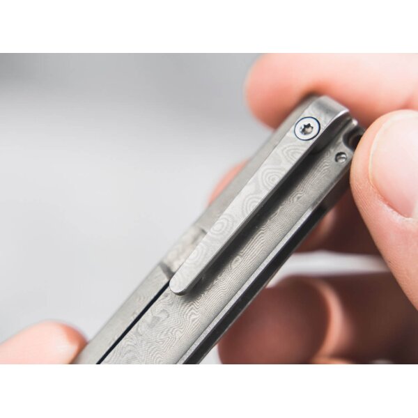 Böker Plus GEMMA DAMAST Framlock Flipper komplett 110 Lagen Damast 01BO358DAM