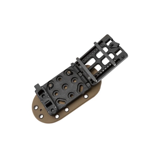 Pohl Force Charlie Three SW D2 Stahl stonewashed Kydexscheide mit Gürteladapter