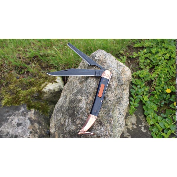 Rough Ryder Messer Black Bone Fishing Knife Angeltool verschiedene Funktionen