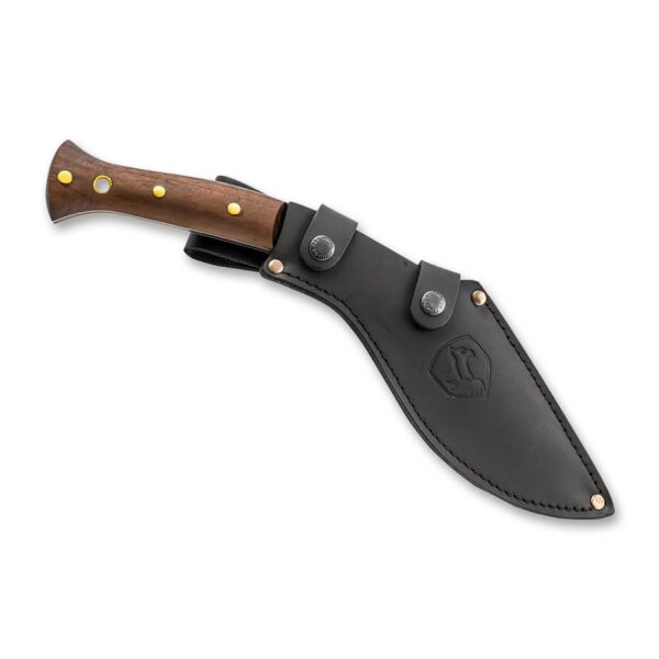 Condor Heavy Duty Kukri Knife 1075 Walnussholz Braun inkl. Lederscheide