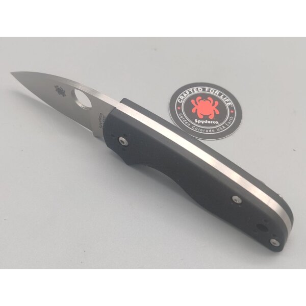 Spyderco Lil Native Slipit Black S30V G10 Schwarz Taschenmesser 01SP1148
