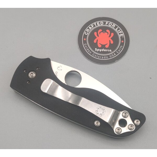 Spyderco Lil Native Slipit Black S30V G10 Schwarz Taschenmesser 01SP1148