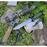 K25 Messer THUNDER II OLIVE Survival- und Outdoormesser