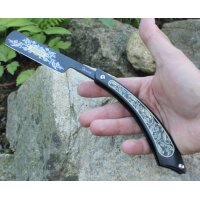 Albainox RAINBLACK Rasiermesser - kein Profirasierer -...