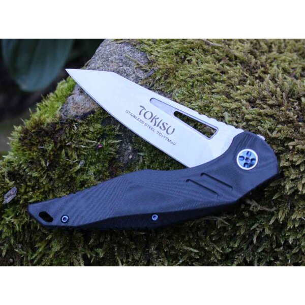 Tokisu ANSU Taschenmesser aus 7Cr17MoV Stahl und G10 Griff