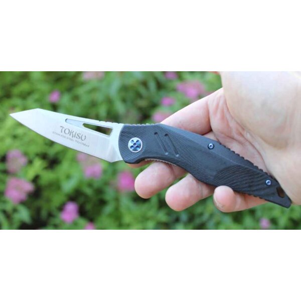 Tokisu ANSU Taschenmesser aus 7Cr17MoV Stahl und G10 Griff