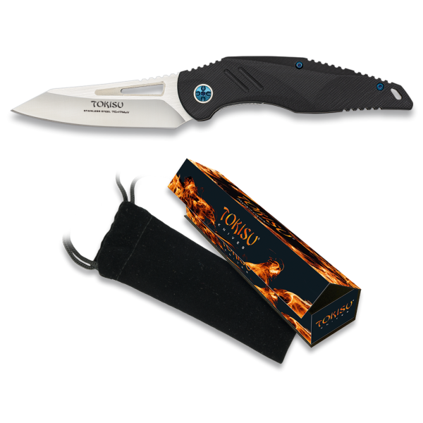 Tokisu ANSU Taschenmesser aus 7Cr17MoV Stahl und G10 Griff