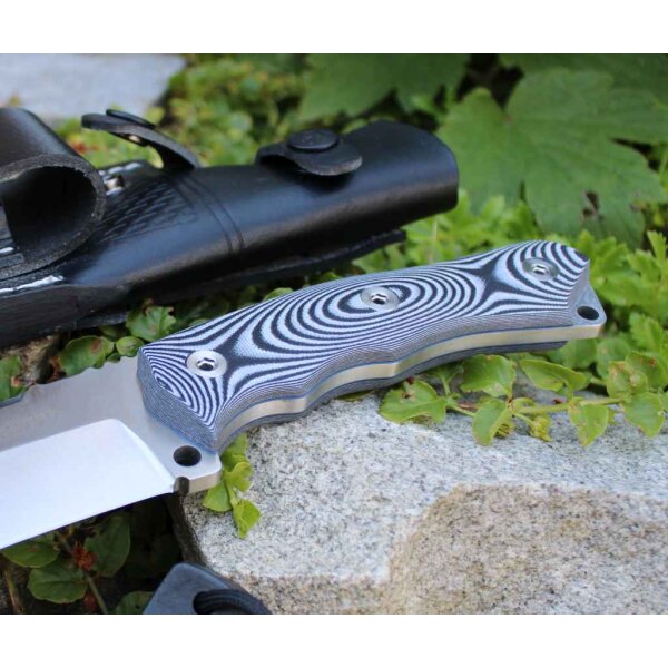 K25 Outdoormesser JACOB mit Multi-Scheide und Feuerstarter