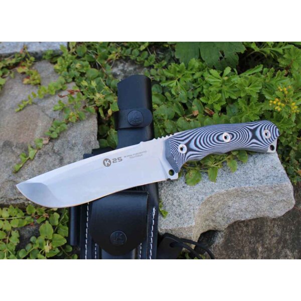 K25 Outdoormesser JACOB mit Multi-Scheide und Feuerstarter