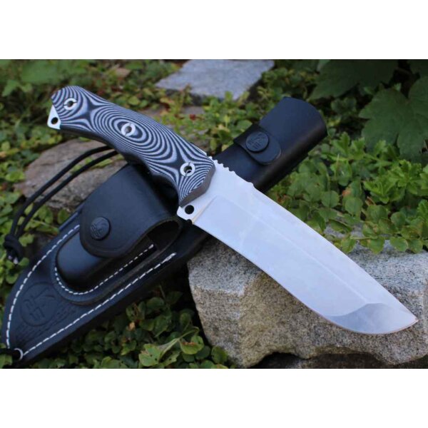 K25 Outdoormesser JACOB mit Multi-Scheide und Feuerstarter