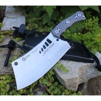 K25 Outdoormesser JACOB CLEAVER mit Multi Scheide und...