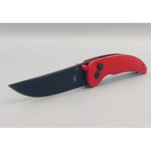 Kizer Messer CHILI PEPPER by Swaggs Button Lock mit 154CM Klinge