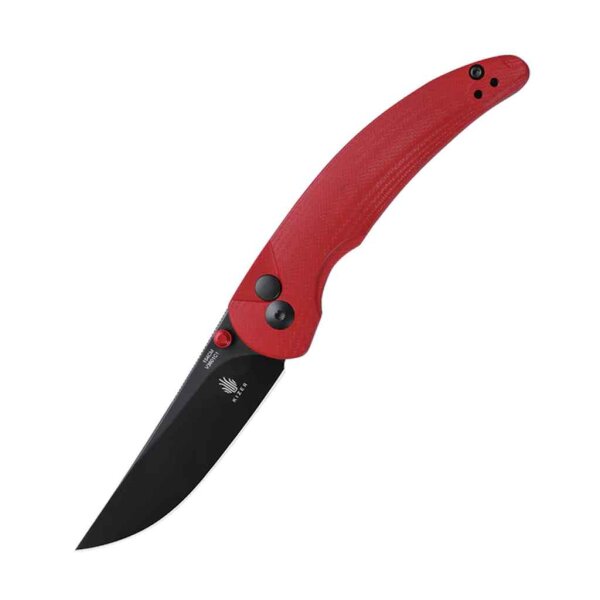 Kizer Messer CHILI PEPPER by Swaggs Button Lock mit 154CM Klinge