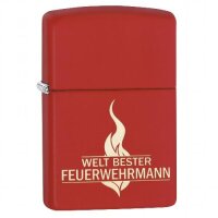 ZIPPO Welt Bester Feuerwehrmann - Feuerwehr