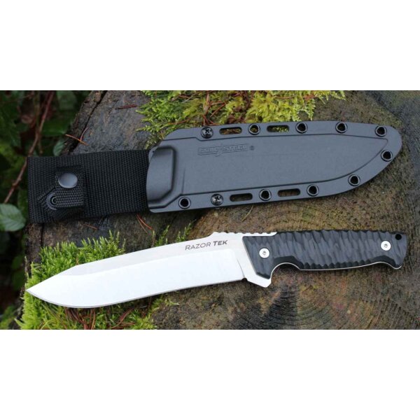 Cold Steel RAZOR TEK 6.5" Outdoormesser 4116 Stahl mit Secure-Ex Scheide 16,5 cm