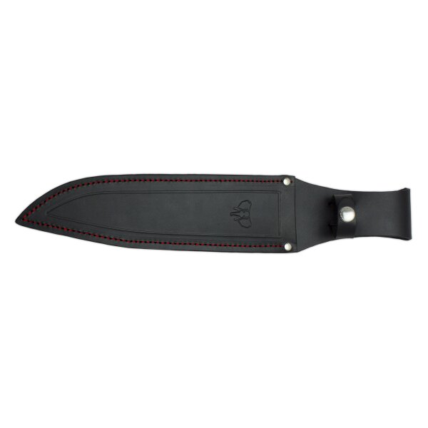 Cudeman Bowie 25 MoVa Micarta Schwarz inkl. Lederscheide