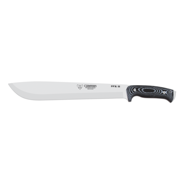 Cudeman SVK2 MoVa Micarta Schwarz inkl. Lederscheide