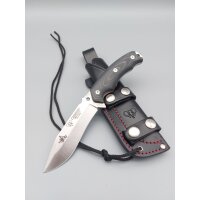 Cudeman SK1 N695 Micarta Schwarz inkl. Feuerstarter...