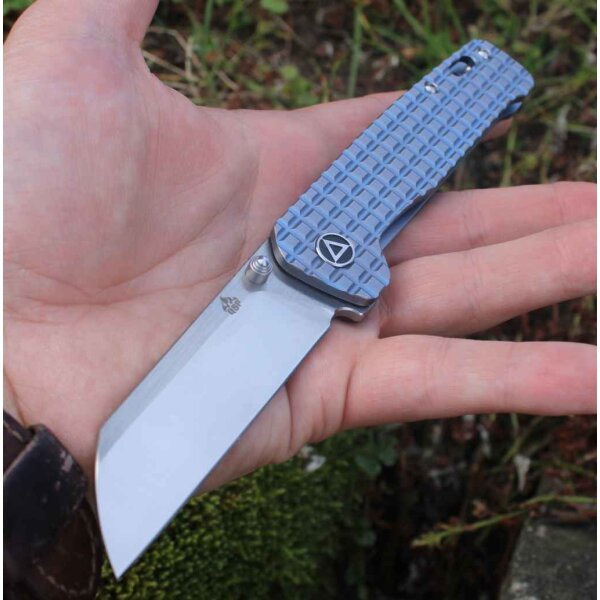QSP Knife PENGUIN QS130-RFRG1 Messer 154 CM Stahl Titangriff Framelock