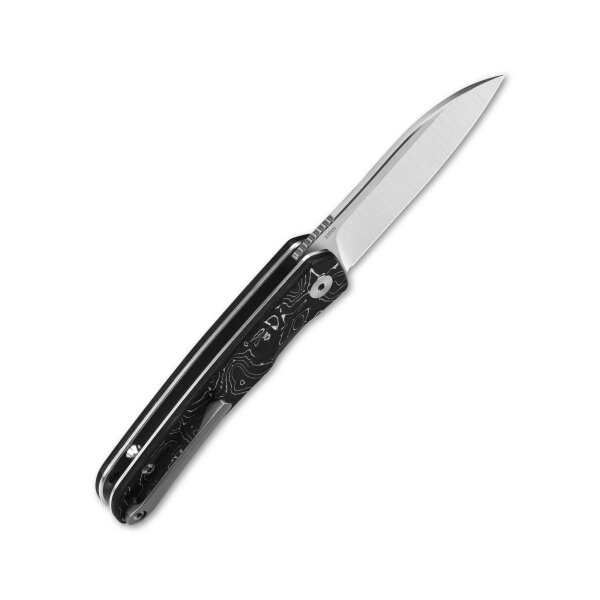 QSP Knife QS140-A1 Messer Folder S35VN Stahl Kohlefasergriff mit Aluminium