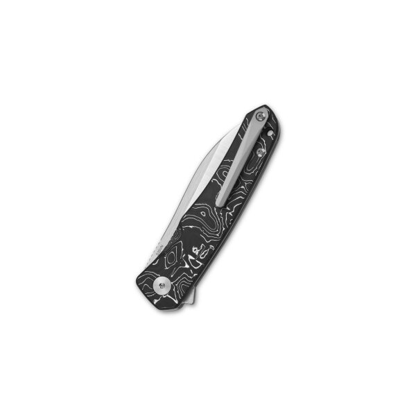 QSP Knife QS140-A1 Messer Folder S35VN Stahl Kohlefasergriff mit Aluminium