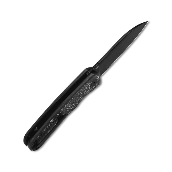 QSP Knife QS140-A2 Messer Folder S35VN Stahl Kohlefasergriff mit Aluminium
