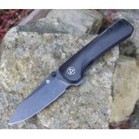 QSP Knife HAWK QS131-P2 Messer 14C28N Stahl Ebenholz...