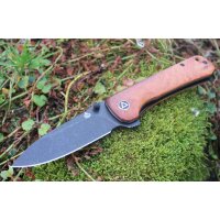 QSP Knife HAWK QS131-O2 Messer 14C28N Stahl Mkurutiholz...