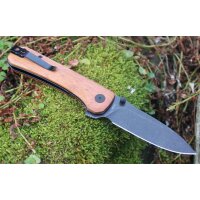 QSP Knife HAWK QS131-O2 Messer 14C28N Stahl Mkurutiholz...