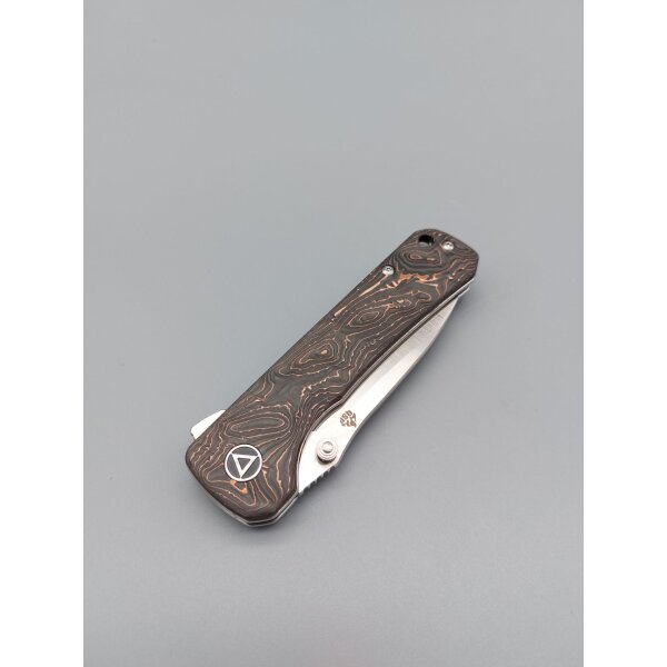 QSP Knife HAWK QS131-T Messer Taschenmesser S35VN Stahl Kohlefasergriff